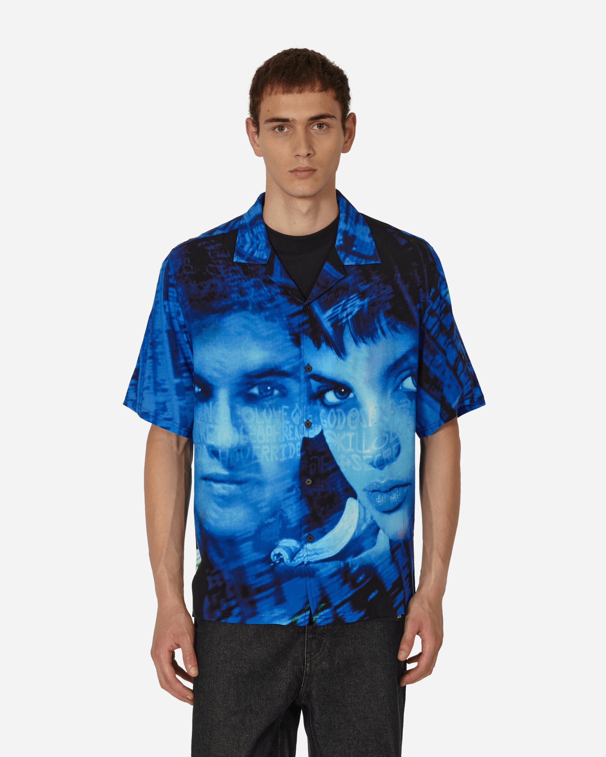 Virus Rayon Button Down Shirt Black – Slam Jam®