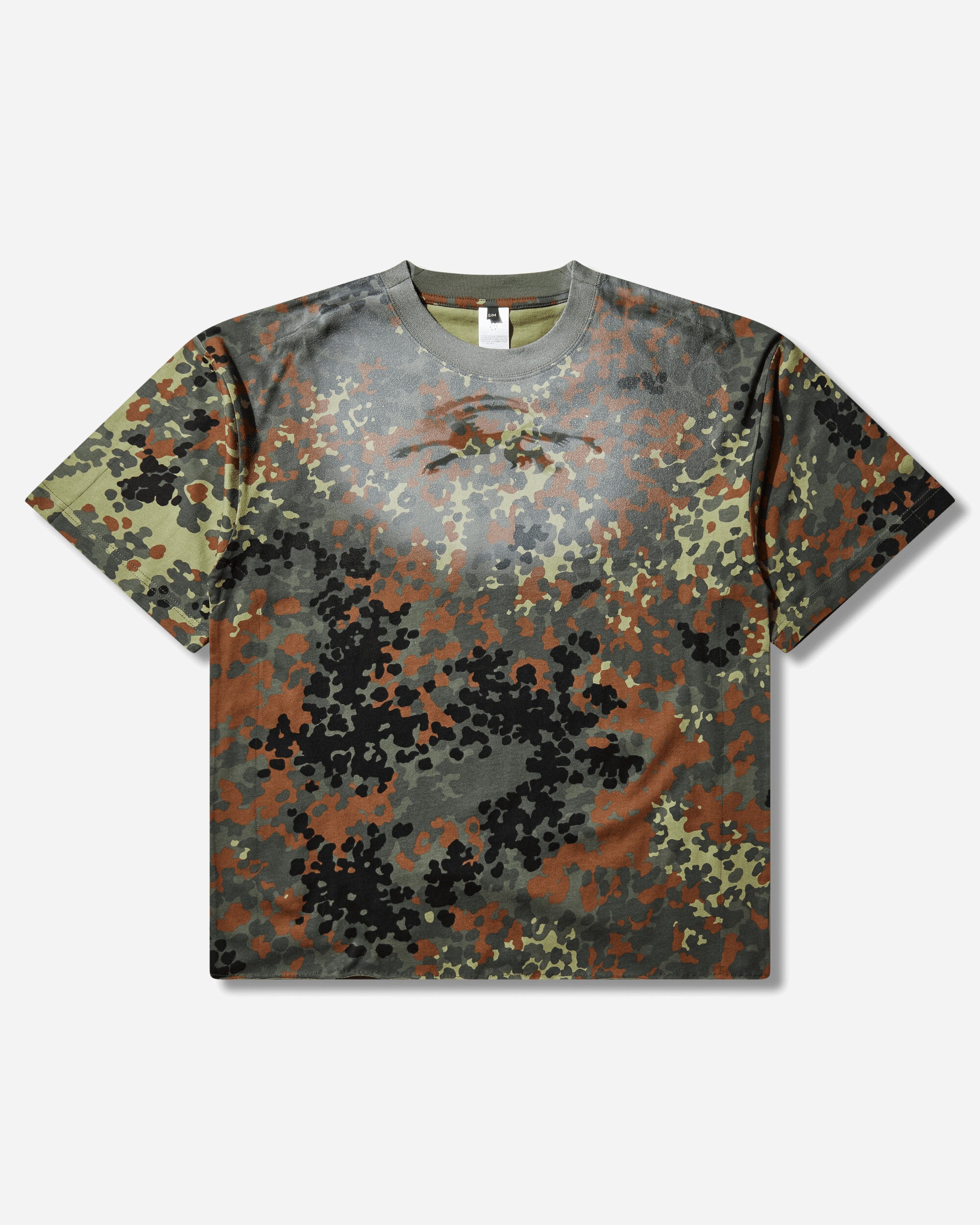 Goat Stencil Camo T-Shirt Green – Slam Jam®