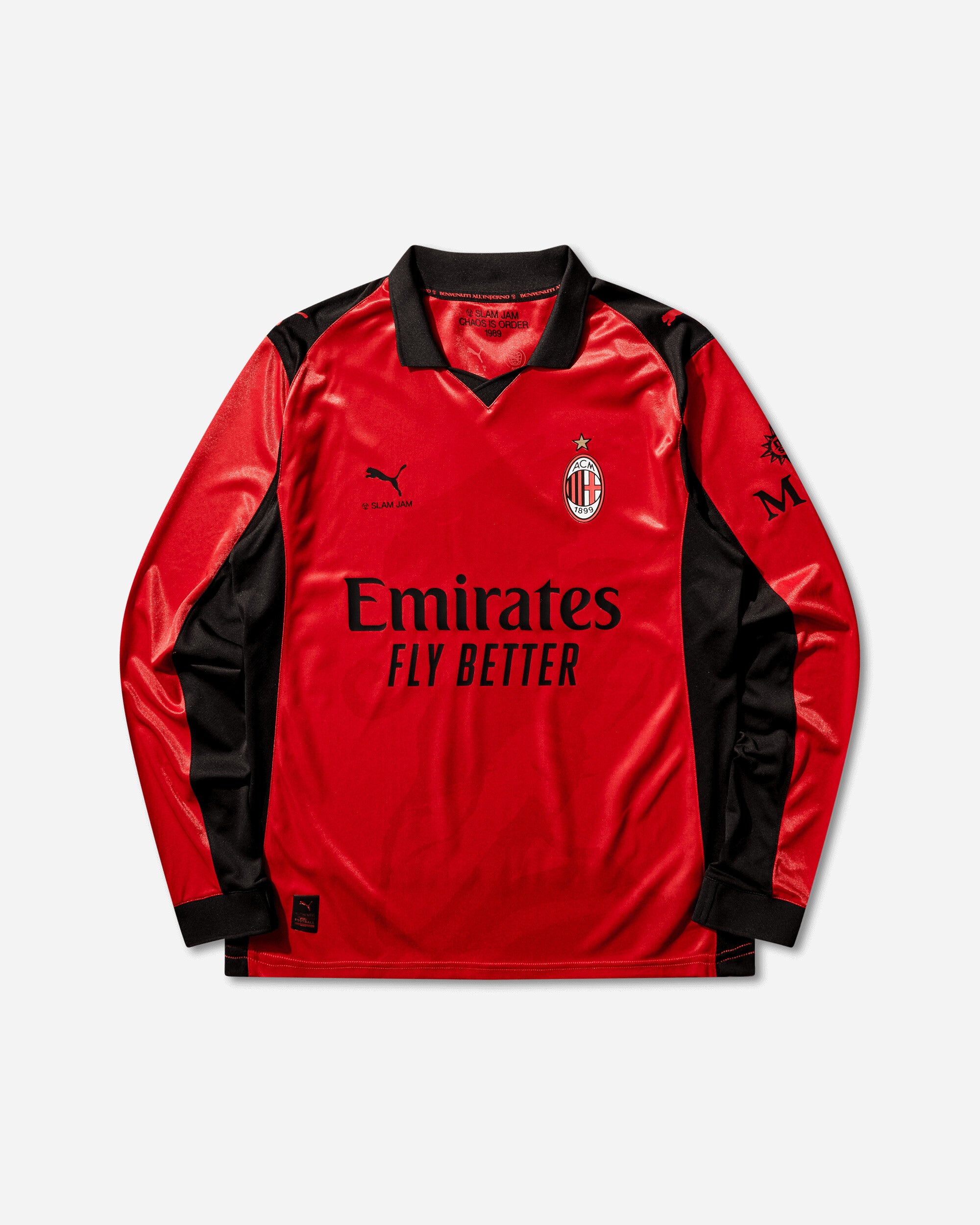 AC Milan x Slam Jam Longsleeve Jersey Red AC Milan x Slam Jam Longsleeve Jersey Red