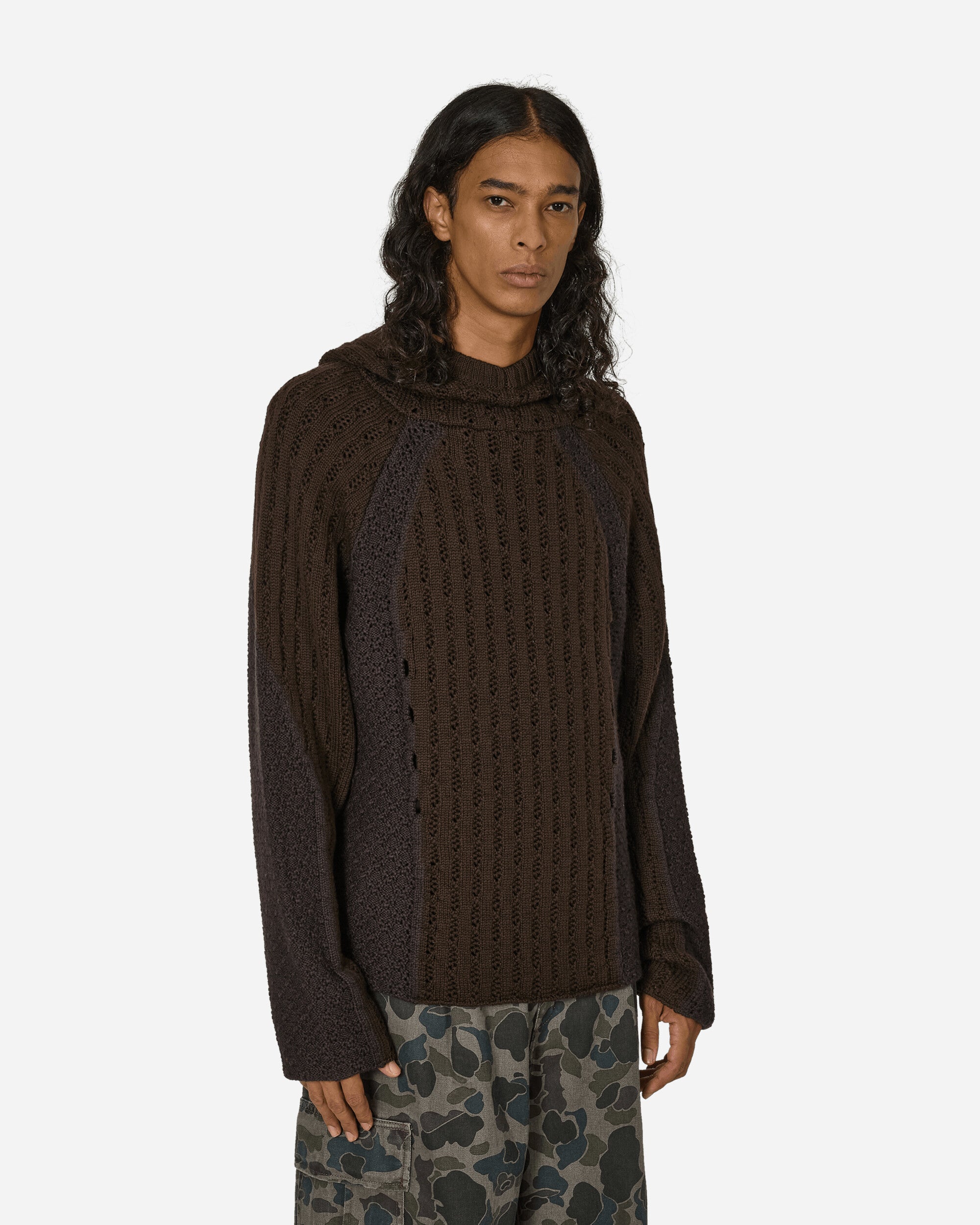 POL Raw Hem Washed Hoodie with Flower Patch