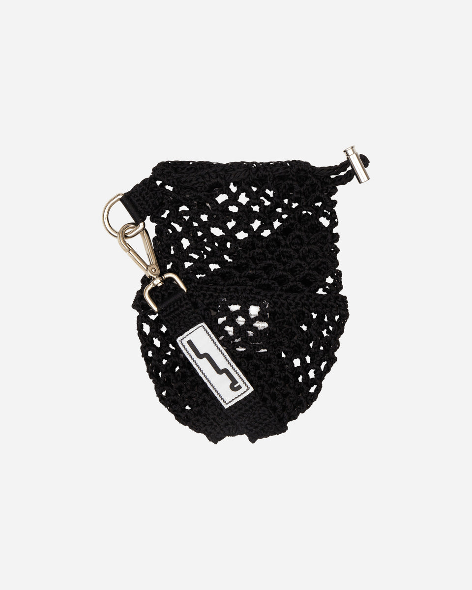 Mesh Crossbody Bag Black