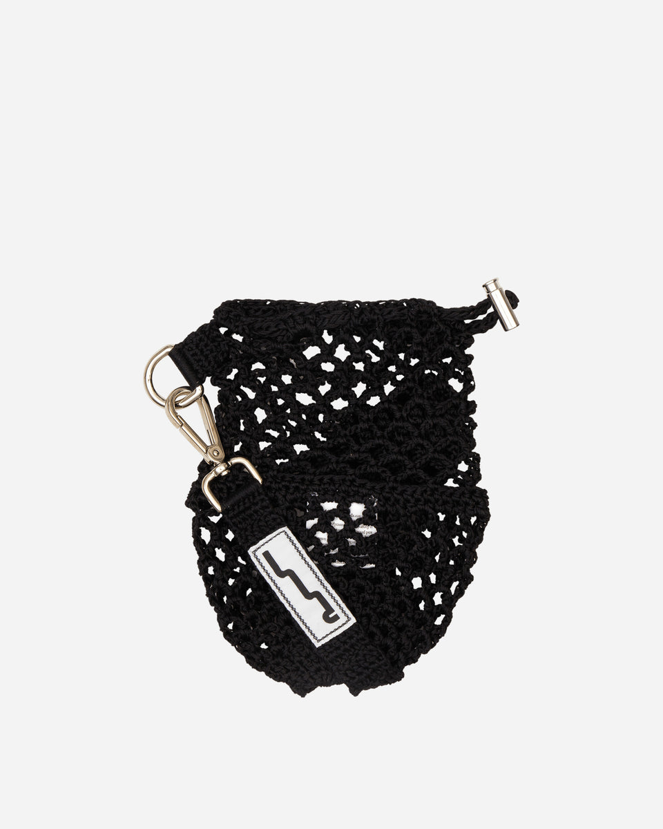 Mesh Crossbody Bag Black