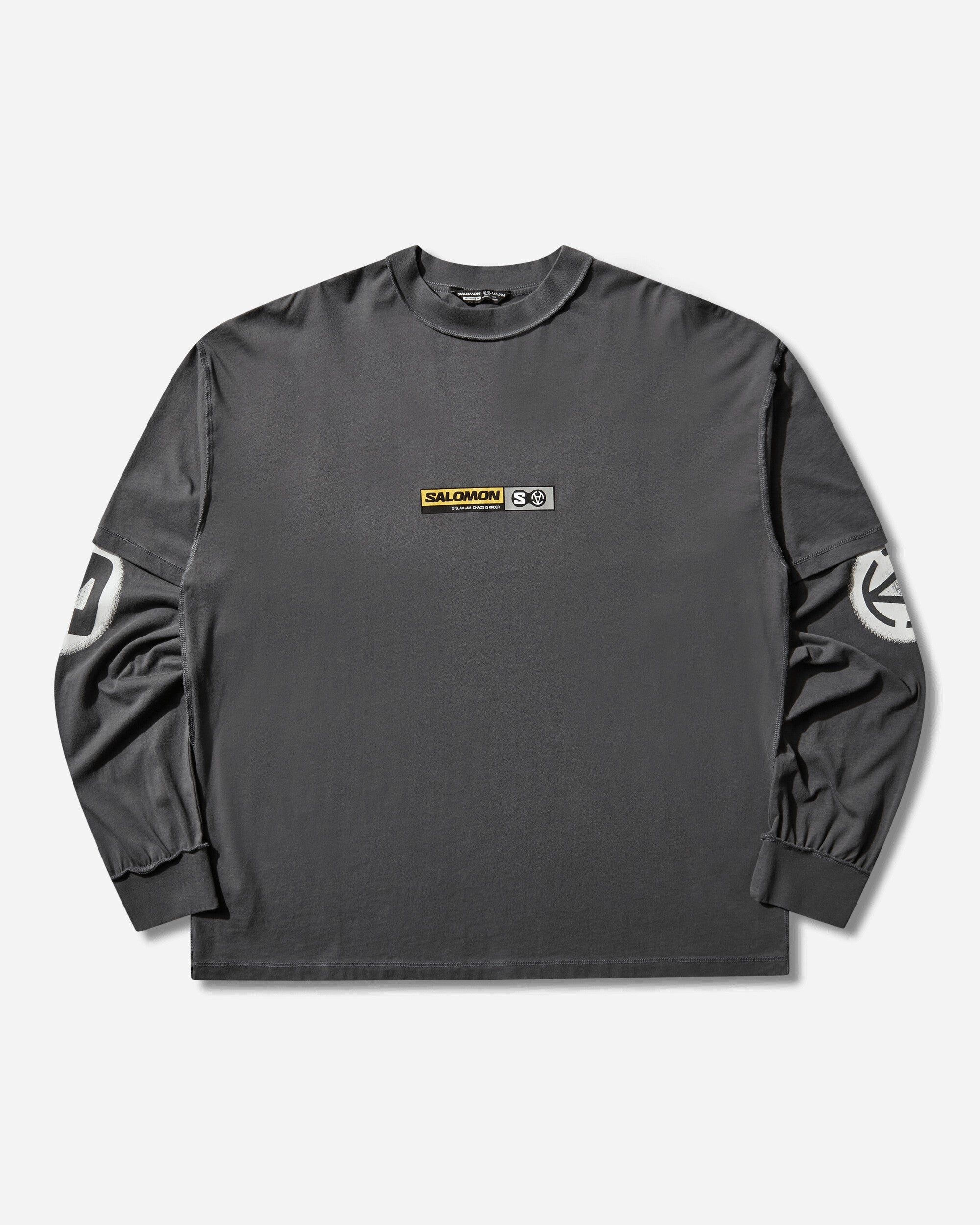 【新品】SALOMON SLAM JAM LONG SLEEVE TEE XL Slam Jam Longsleeve T-Shirt Castlerock