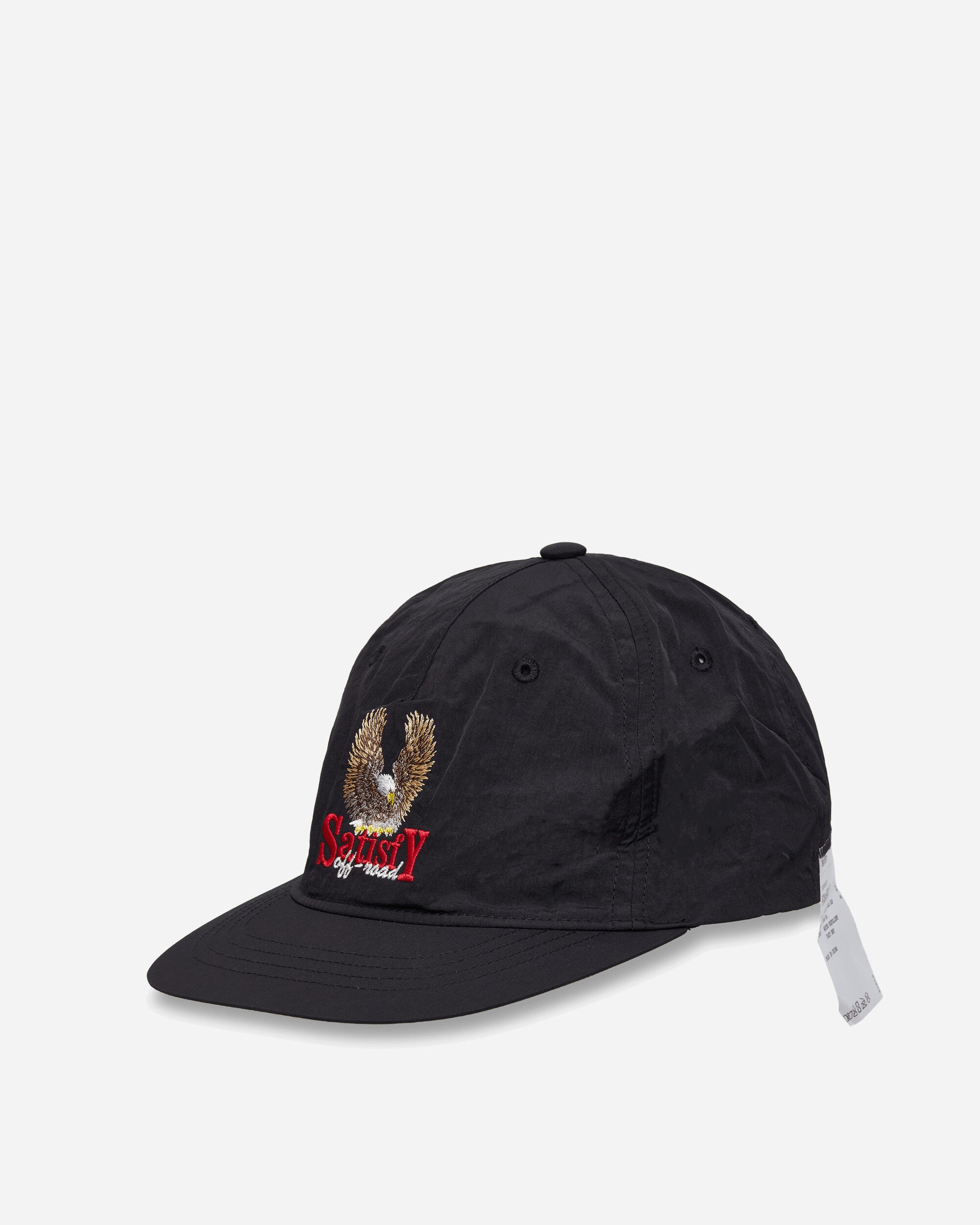 FliteSilk 5‑Panel Pinch Cap Black Eagle – Slam Jam® FliteSilk 5‑Panel Pinch Cap Black Eagle – Slam Jam®