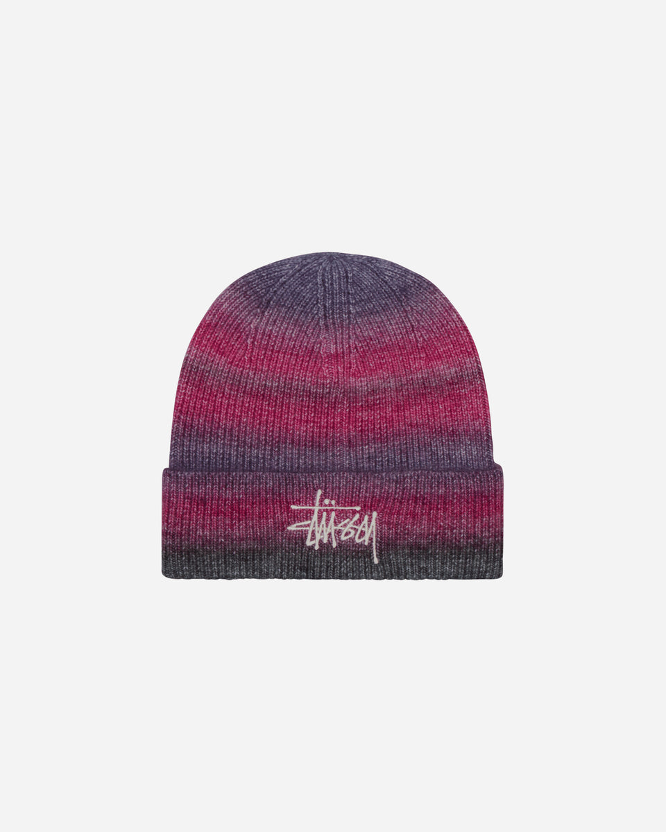 Spray Stripe Cuff Beanie Teal