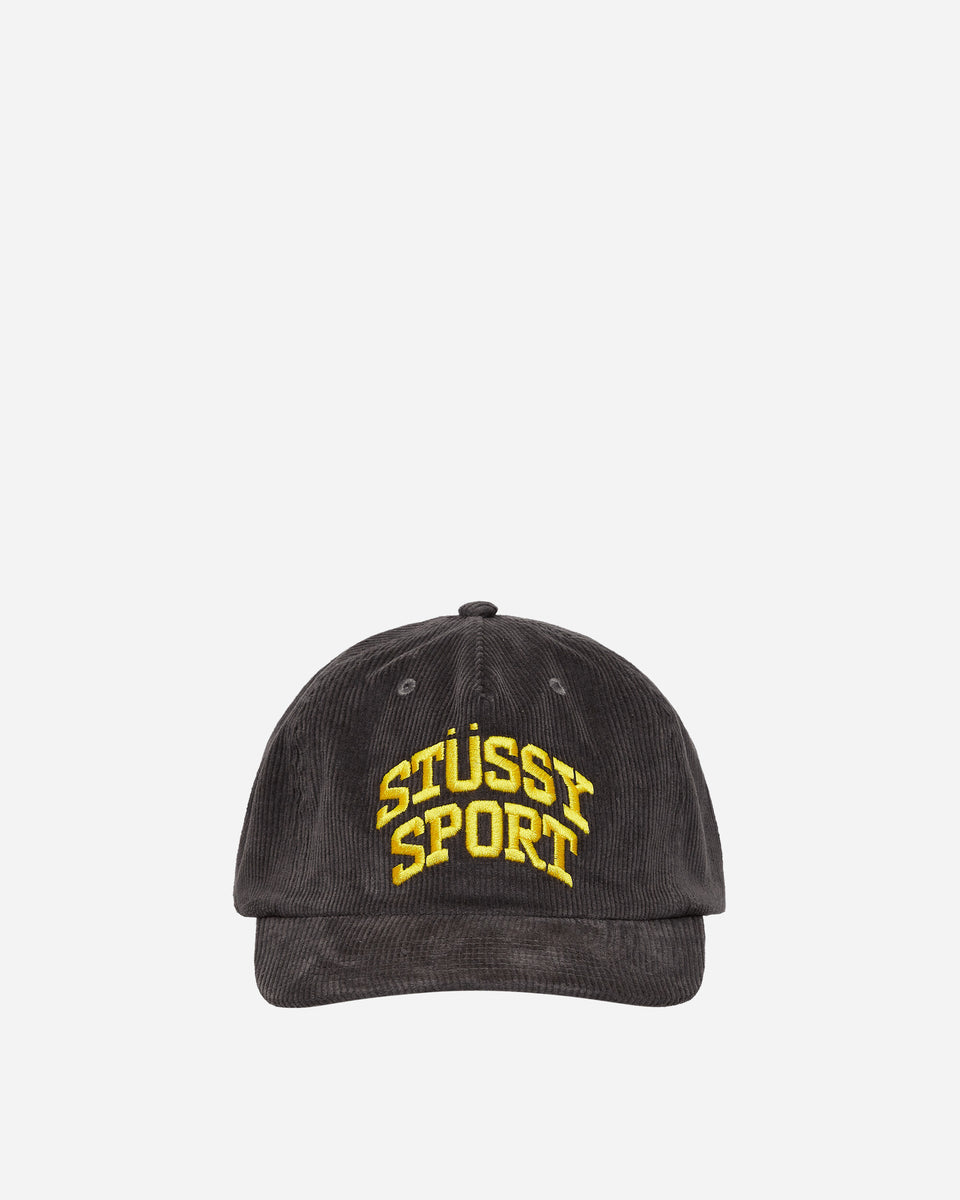 Stüssy Sport Arch Strapback Cap Charcoal - Slam Jam® Official Store