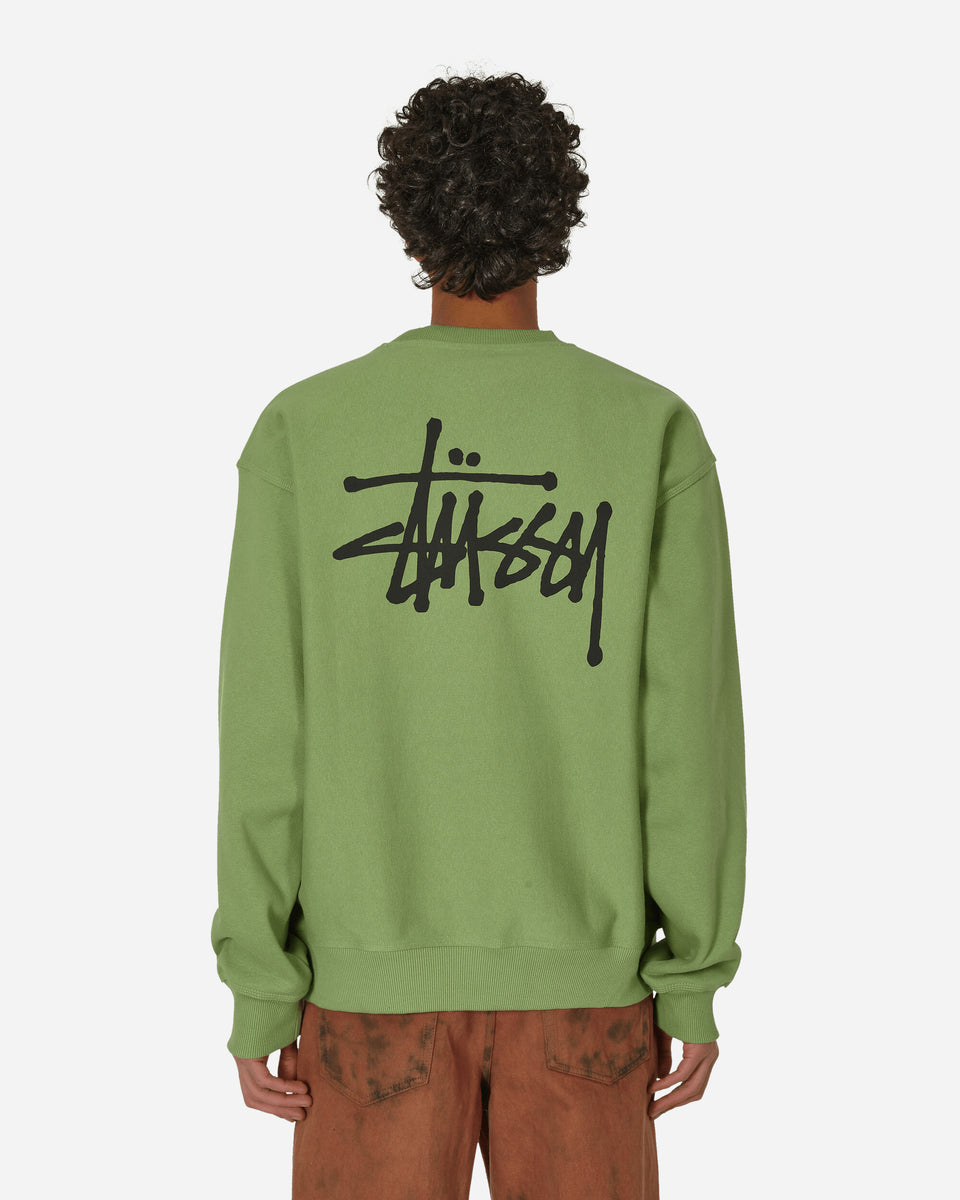 Stussy basic crew sweatshirt hot sale