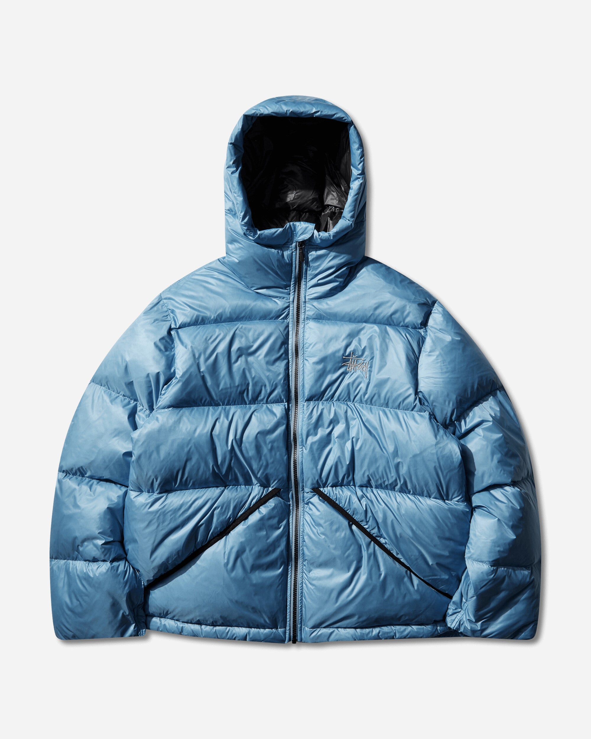 Micro Ripstop Down Parka Sky Blue – Slam Jam®