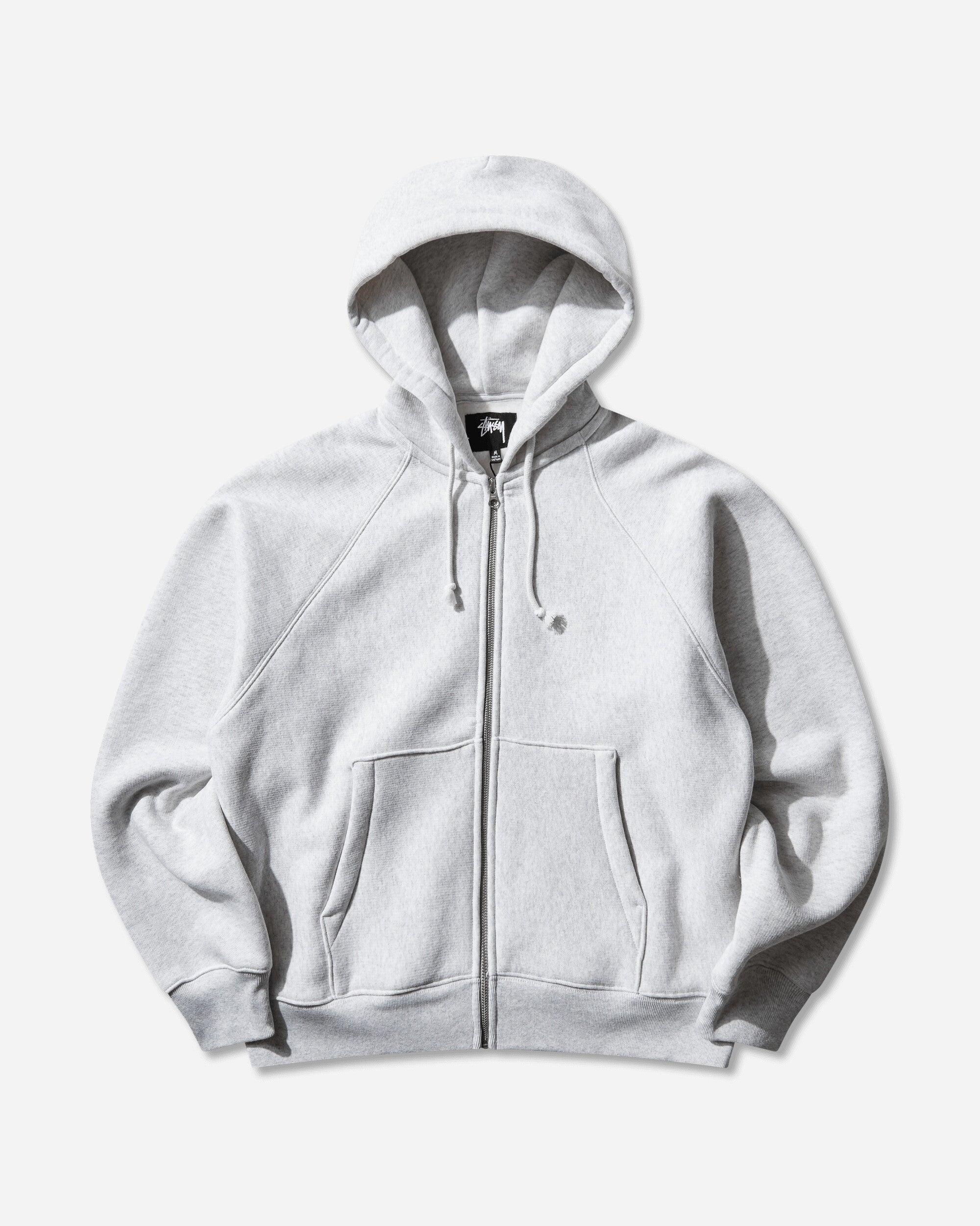Relaxed Zip Hoodie Ash Heather – Slam Jam®