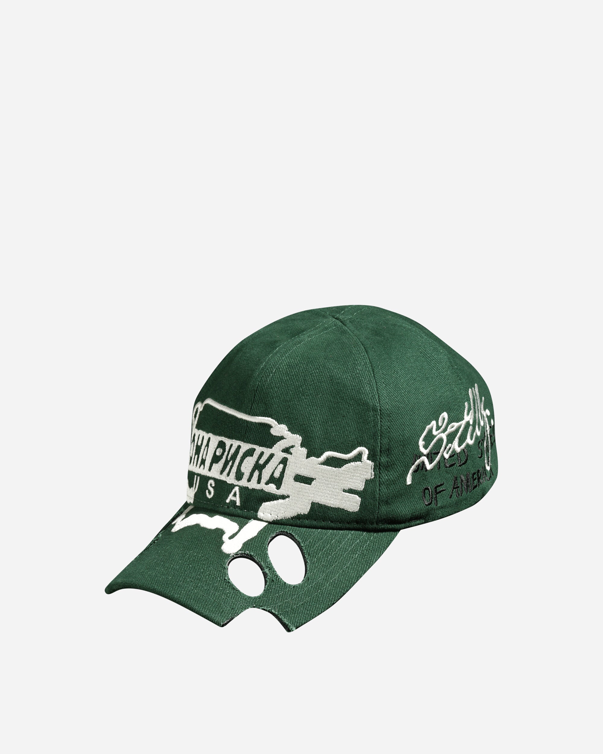 Danger Zone Embroidered Cap Green – Slam Jam®