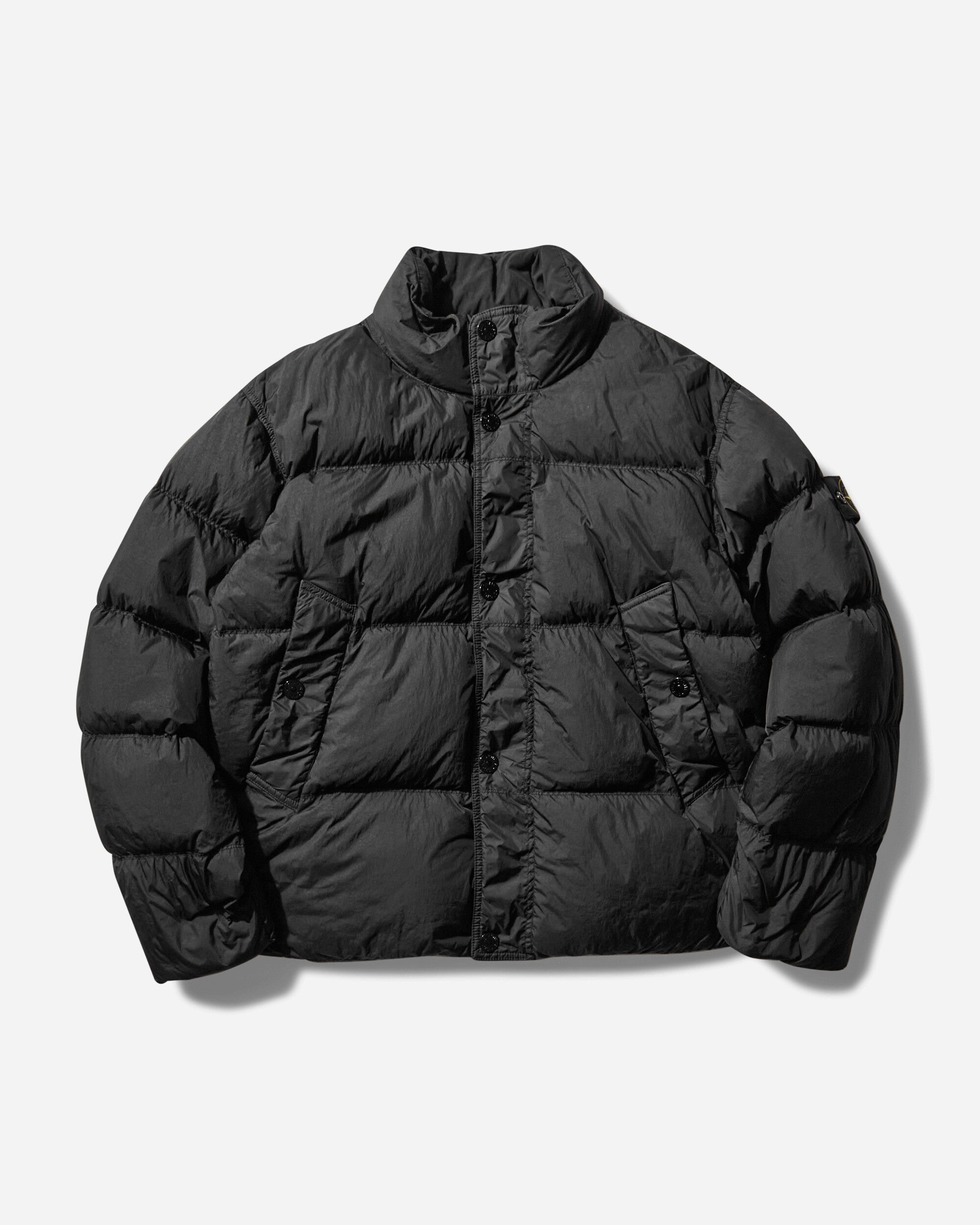 Men's Crinkle Reps Down Jacket Black – Slam Jam®
