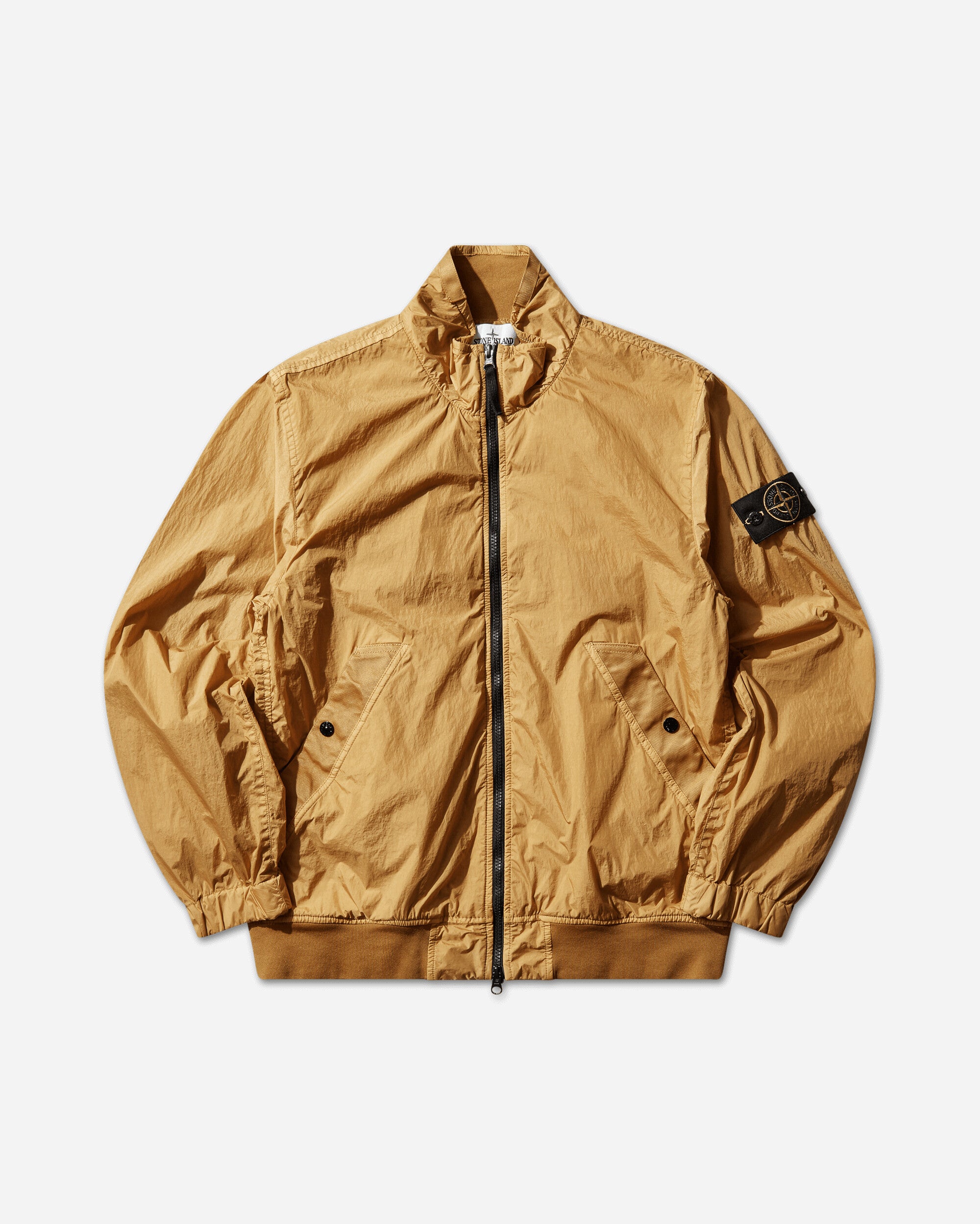 Men's Crinkle Reps NY Jacket Mustard – Slam Jam® Men's Crinkle Reps NY Jacket Mustard – Slam Jam®