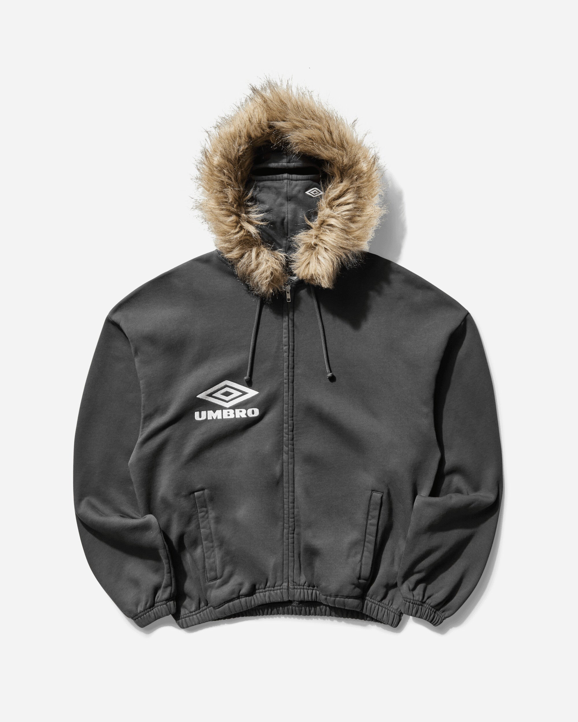 Men's Fur Masked Hoodie Dark Grey – Slam Jam®