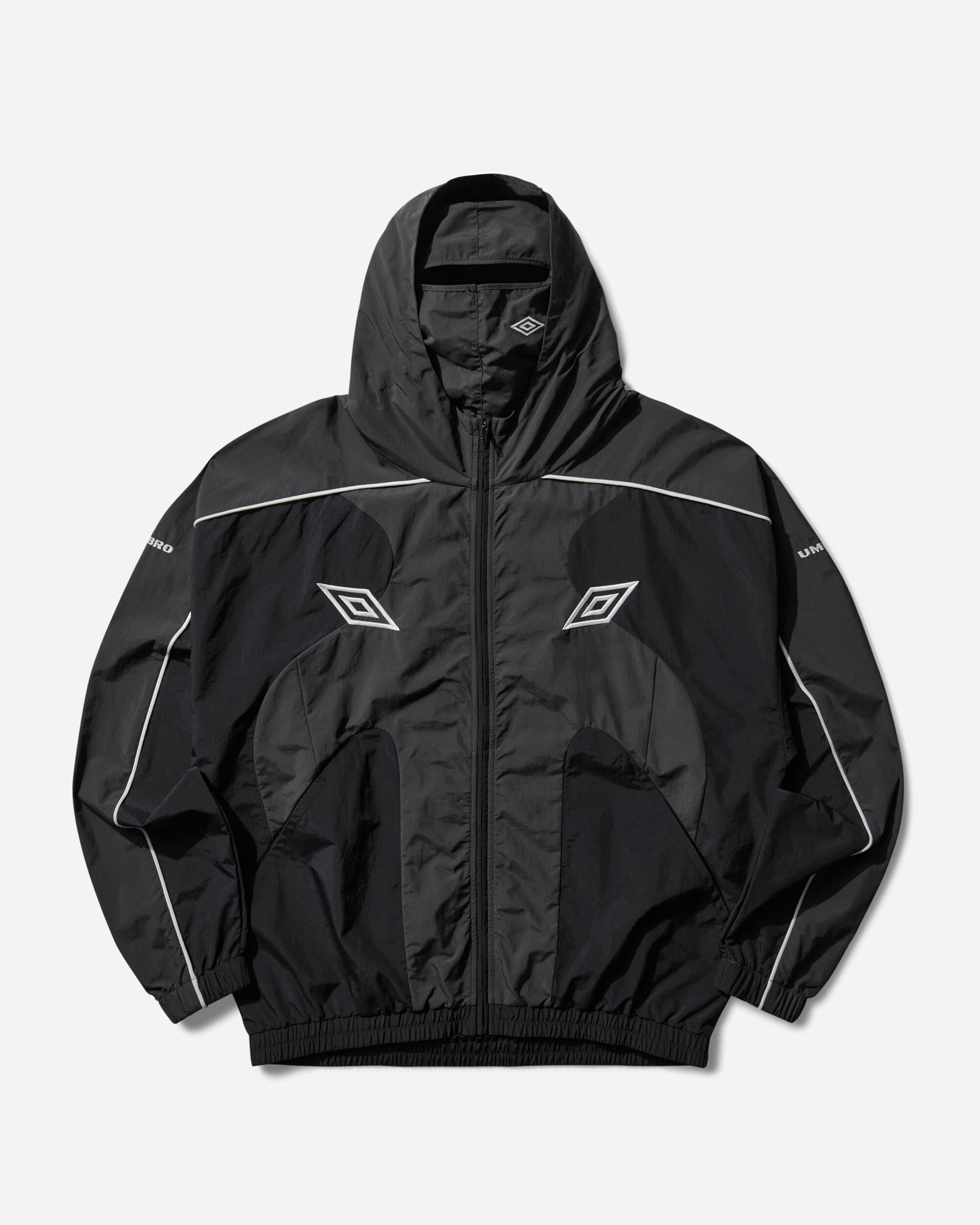 Masked Track Jacket Black / Charcoal – Slam Jam®