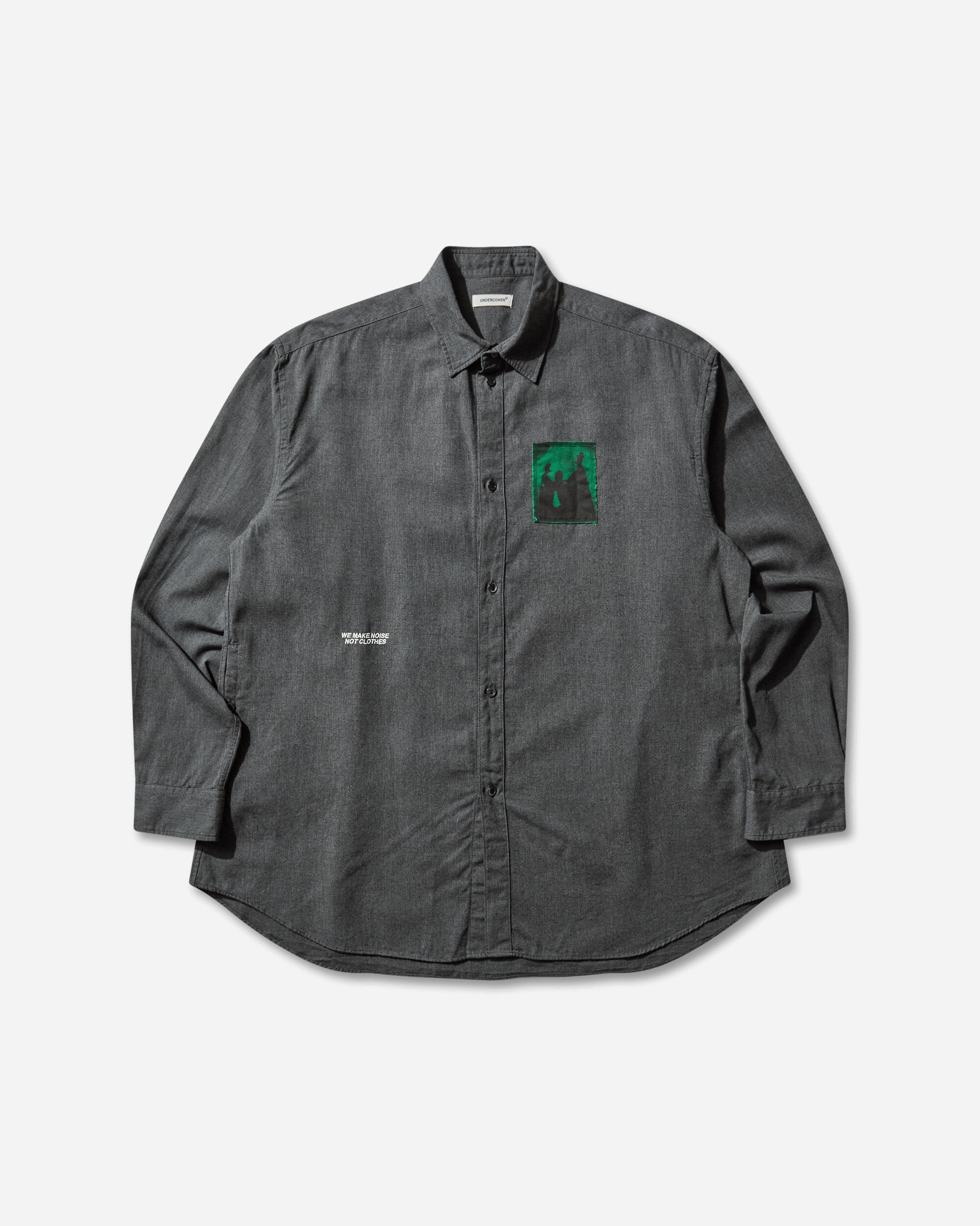 Men's Patch Longsleeve Shirt Charcoal – Slam Jam®