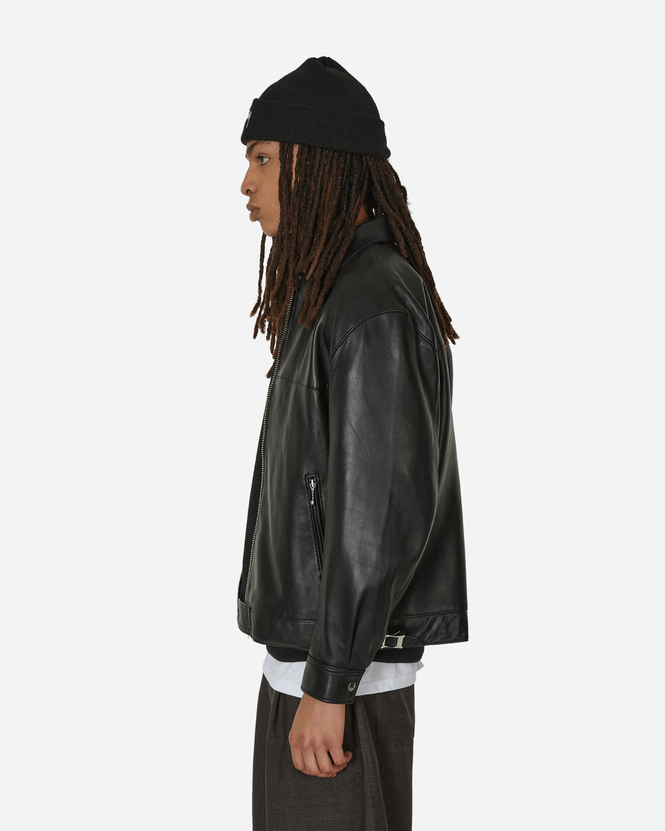 WACKO MARIA Single Riders Leather Jacket (Type-2) Black