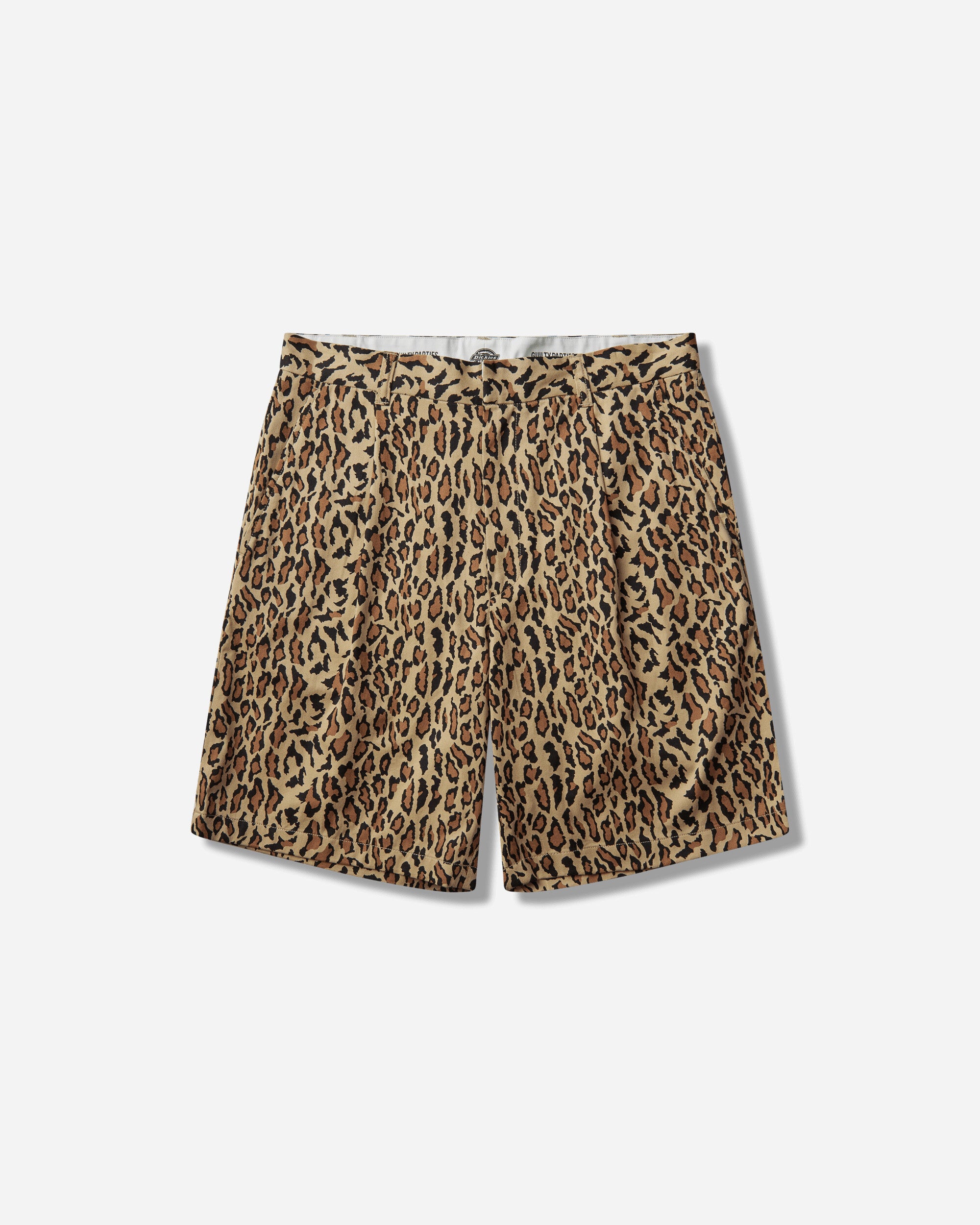 パンツ WACKO MARIA LEOPARD PLEATED TROUSERS L Men's Dickies Leopard Pleated Short Trousers (Type-2) Beige – Slam