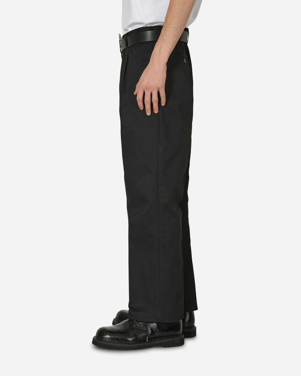WACKO MARIA Dickies Pleated Trousers Black - Slam Jam® Official Store