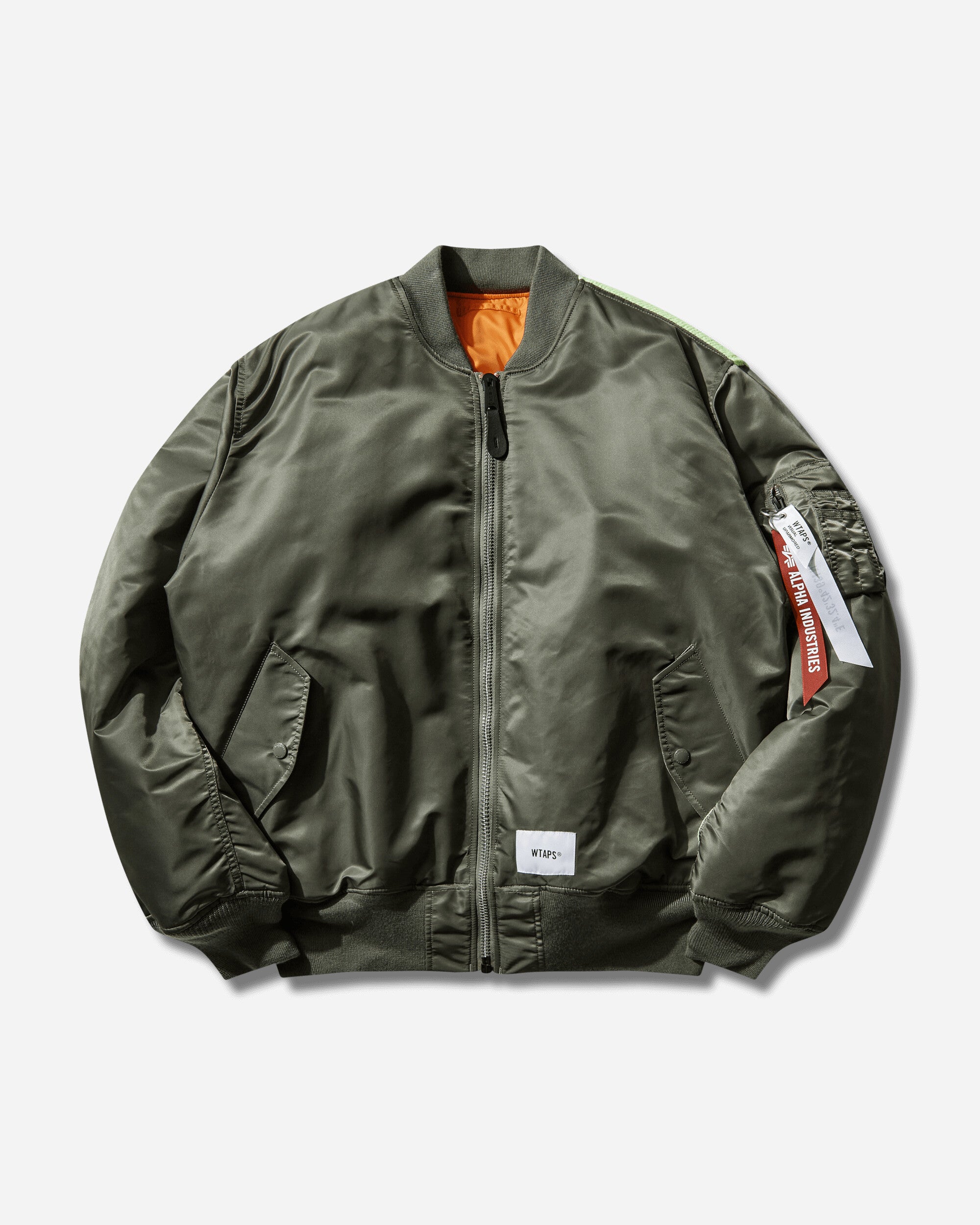 ジャケット・アウター WTAPS Alpha Industries MA-1 CORE OLIVE WTAPS