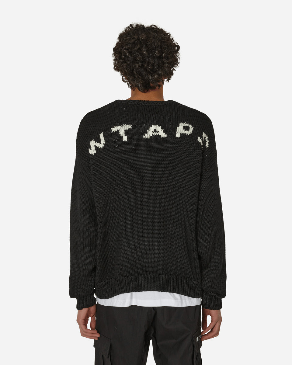 WTAPS Crewneck Sweater 01 Black - Slam Jam® Official Store