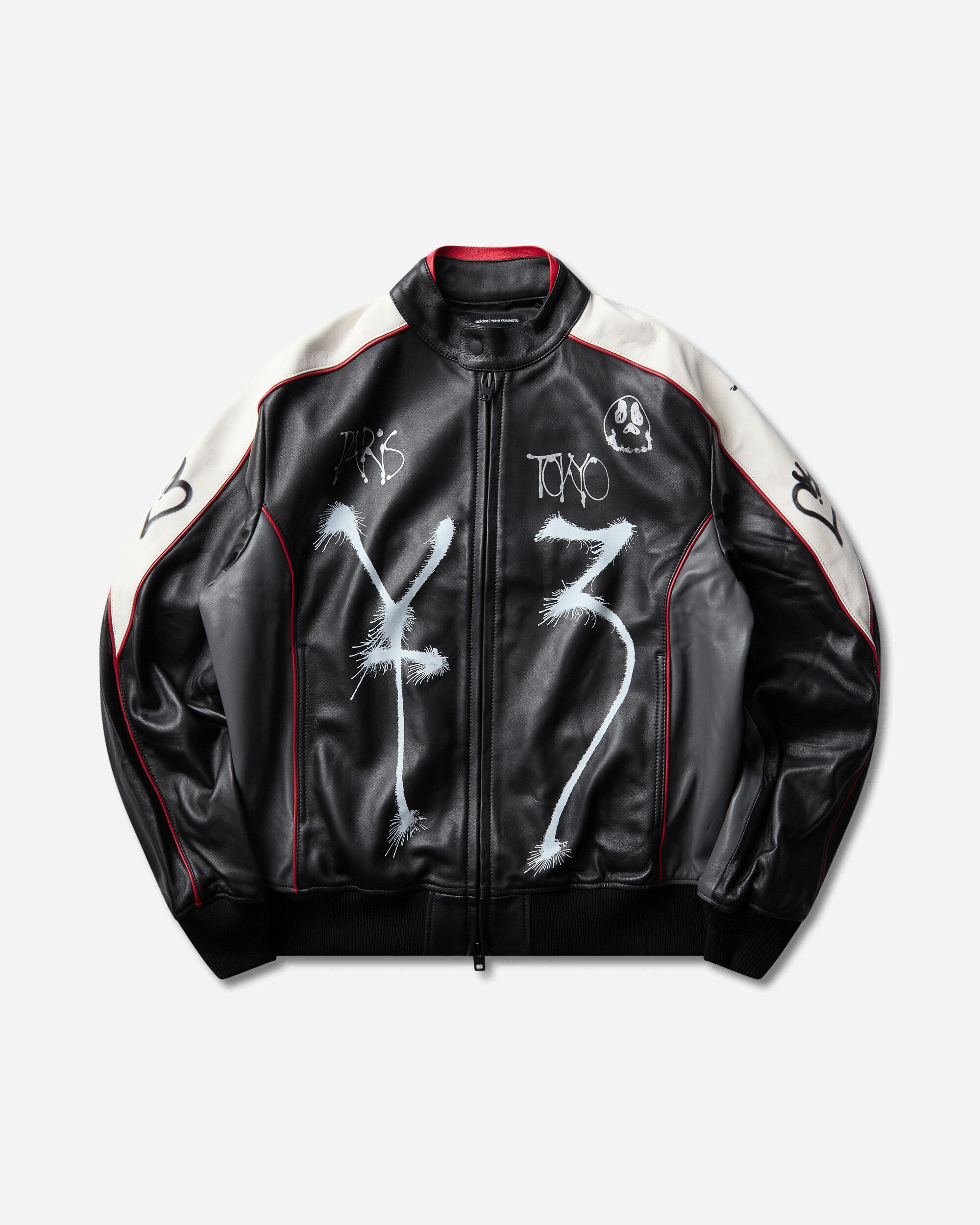 CHITO Graphic Leather Biker Jacket Black – Slam Jam®