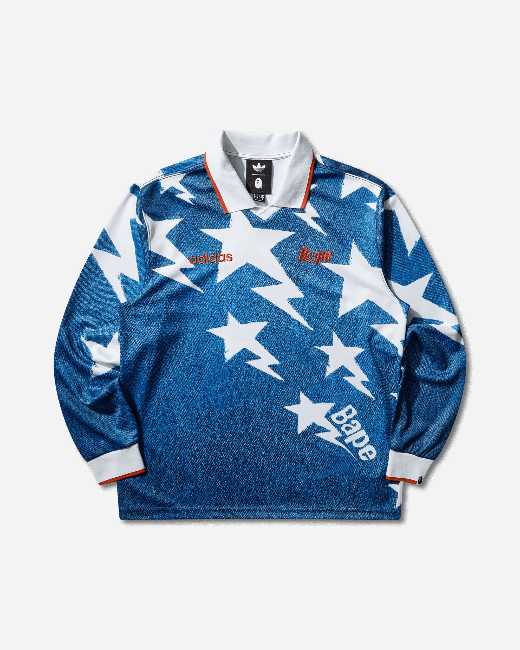 BAPE LSL STAR Jersey Medium Blue Denim – Slam Jam®
