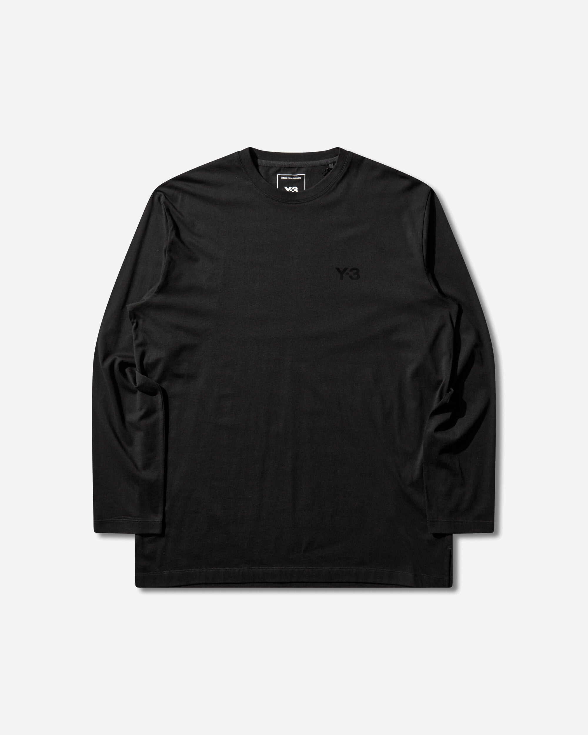 Y-3 Logo Longsleeve T-Shirt Black – Slam Jam®