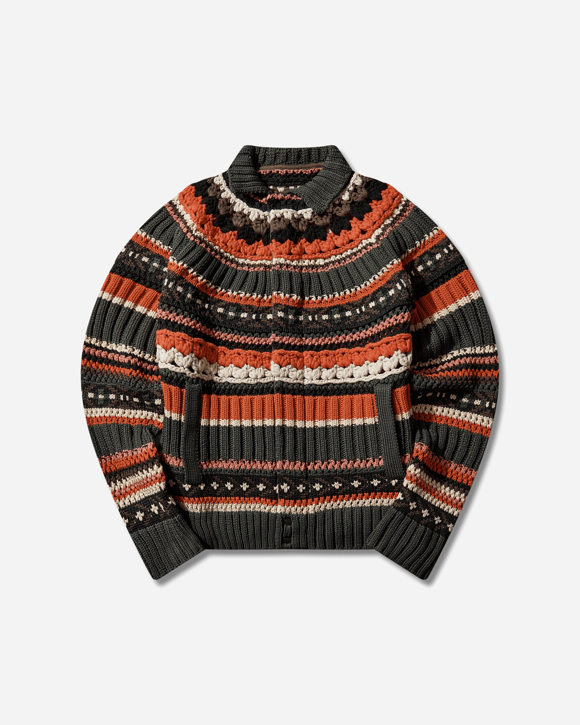 Men's Mix Knit Blouson Khaki – Slam Jam®