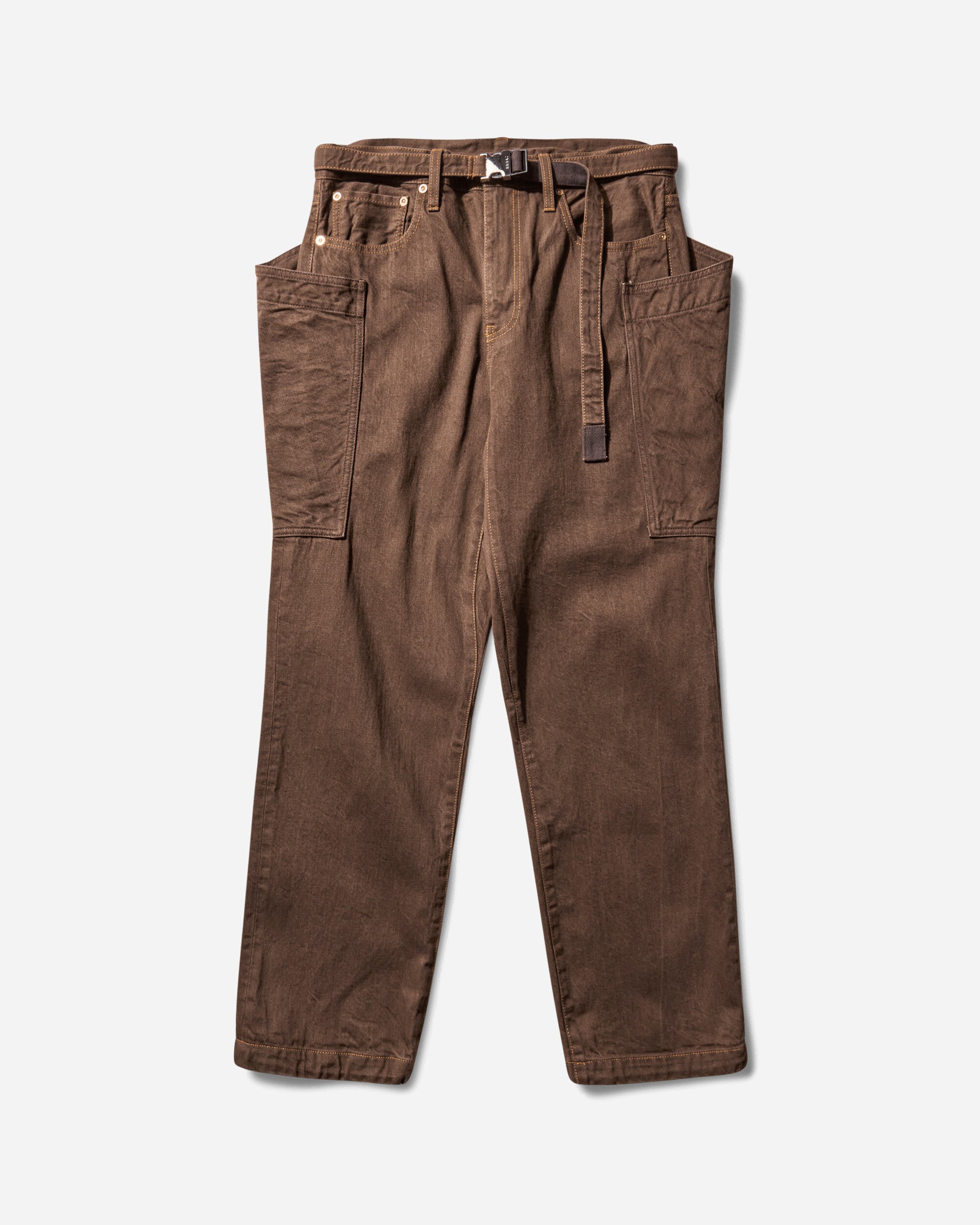 Men's Denim Pants Brown – Slam Jam®