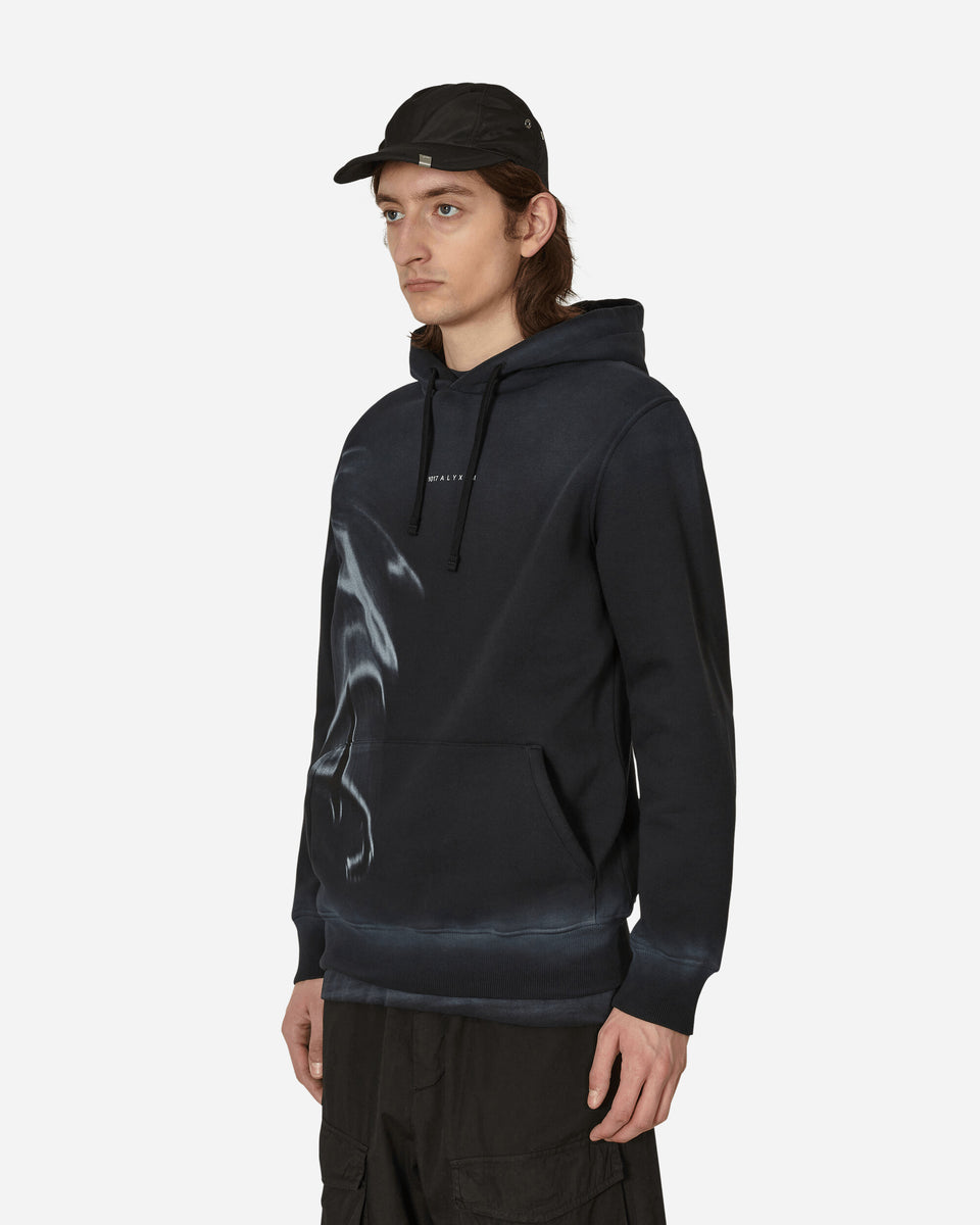 1017 ALYX 9SM Graphic Hooded Sweatshirt Black - Slam Jam® Official