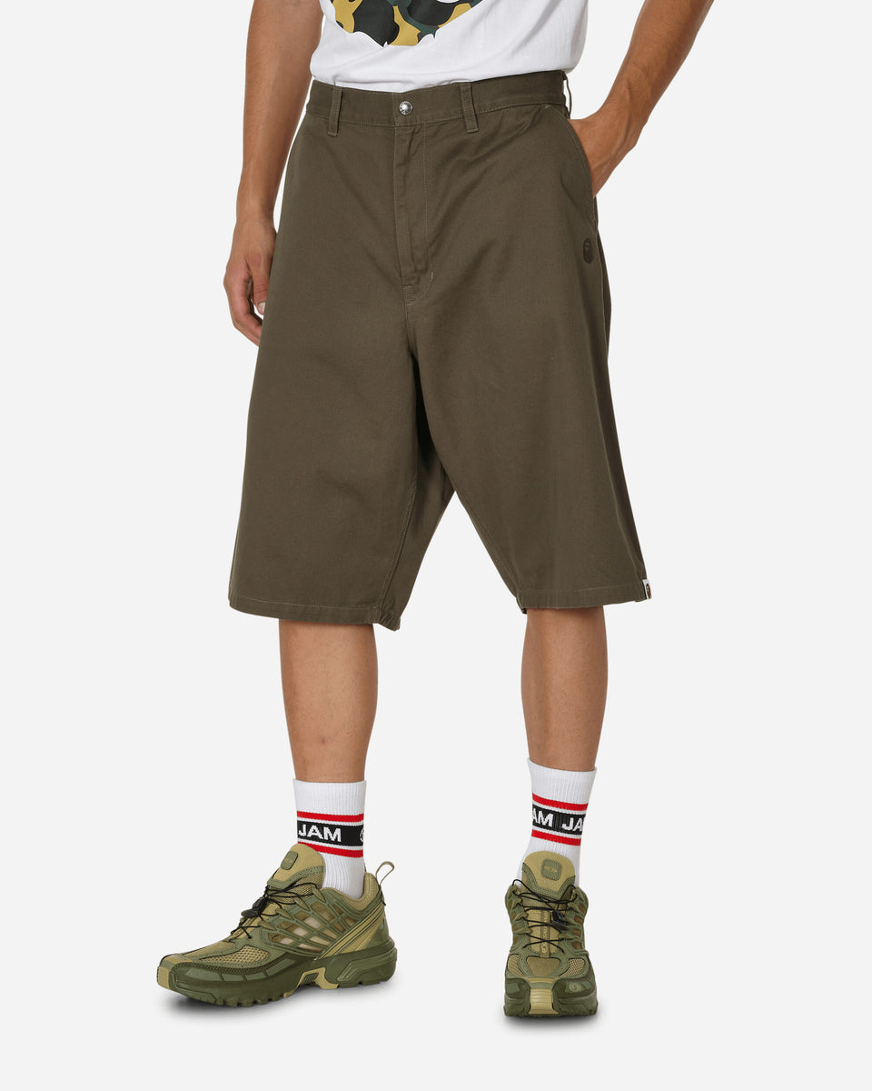 One Point Loose Fit Chino Shorts Charcoal
