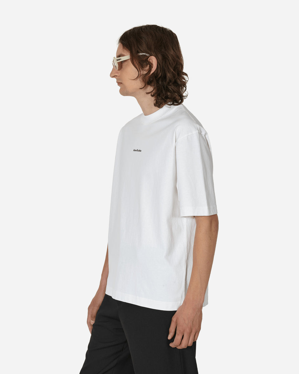 Acne Studios Logo T-Shirt Optic White - Slam Jam® Official Store