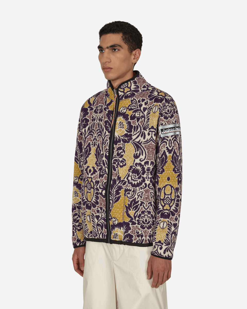 Aries Fleur Fleece Zip Jacket Multicolor - Slam Jam® Official Store