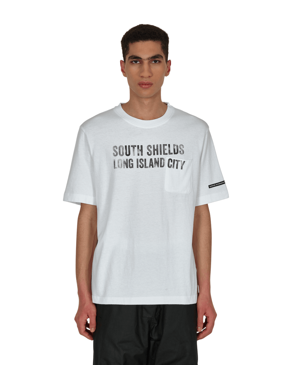 Barbour Engineered Garments T Shirt White Slam Jam Official Store