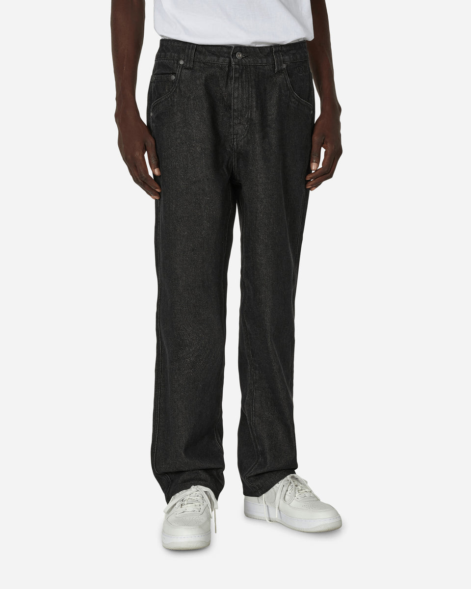 Dime Relaxed Denim Pants Black Washed - Slam Jam® Official Store