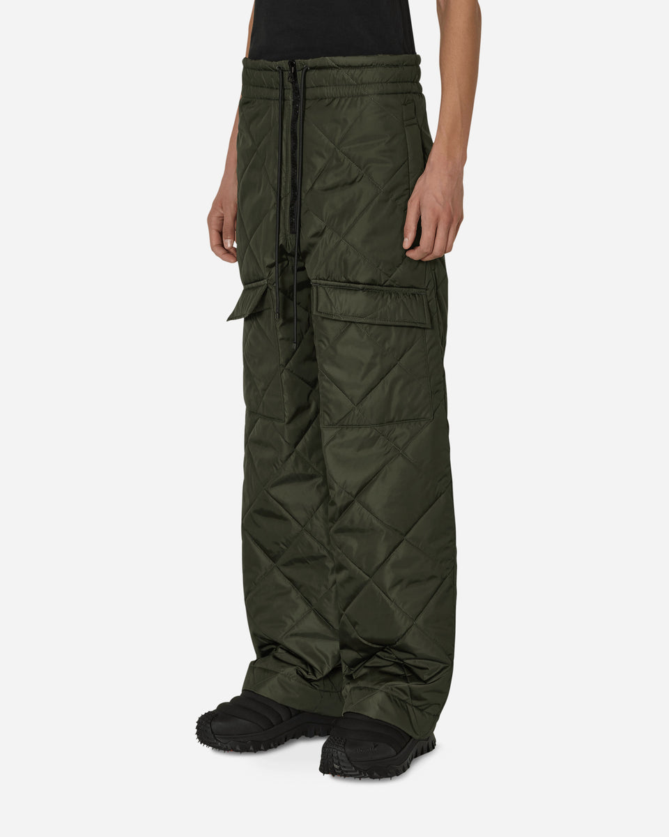 Dries Van Noten Padded Cargo Pants Green - Slam Jam® Official