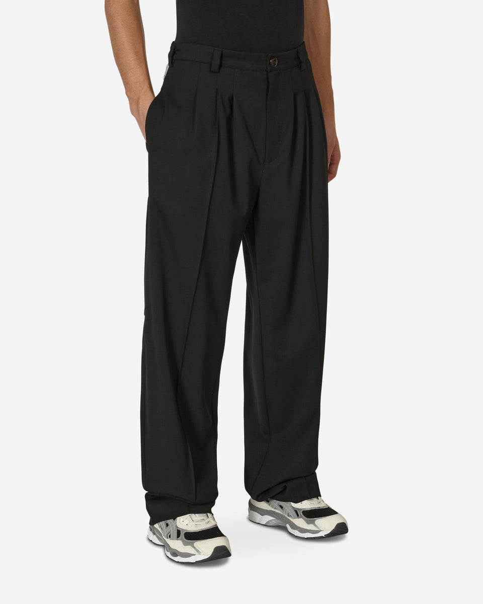 Kreuk Tailored Trousers Crow Black