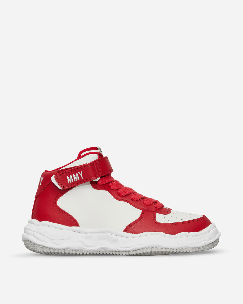 Wayne OG Sole Leather High Sneakers Red / White