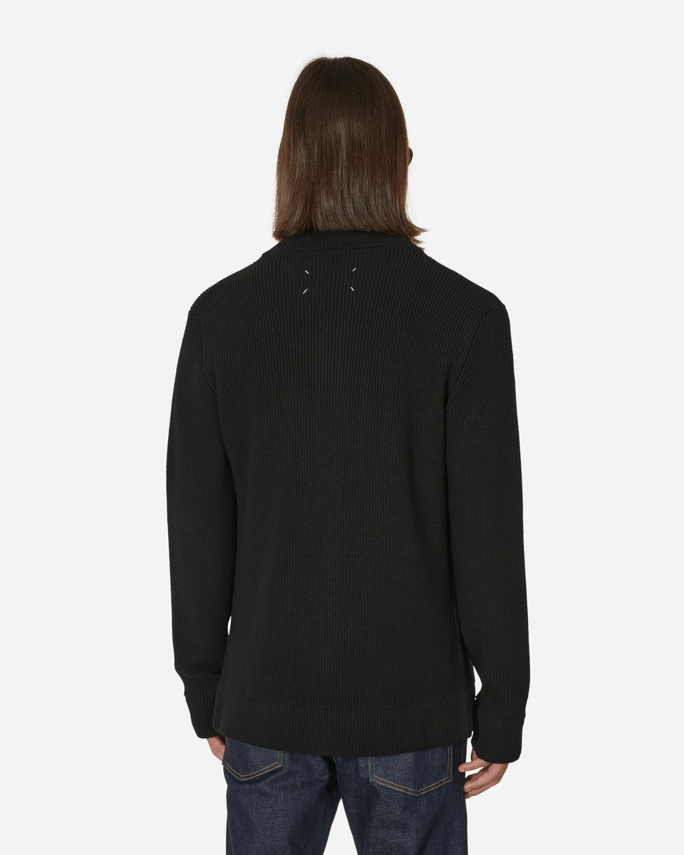 Maison Margiela Knit Zip-Up Cardigan Black - Slam Jam® Official Store