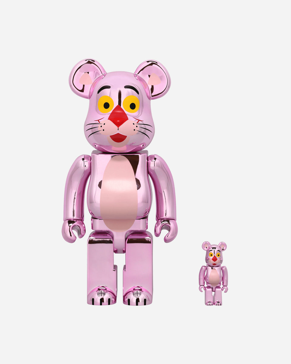 Medicom 100% + 400% Pink Panther Chrome Be@rbrick Multicolor