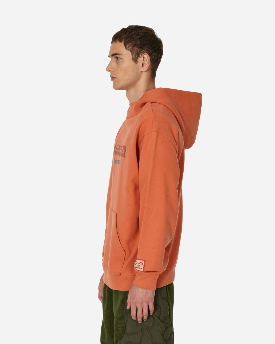 Moncler Genius Salehe Bembury Logo Hooded Sweatshirt Orange