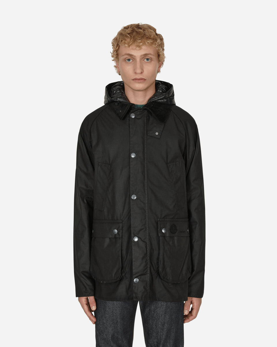 Moncler Genius 2 Moncler 1952 Barbour Wight Down Jacket Black