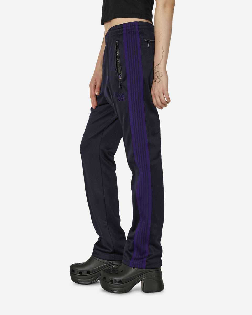 Needles Poly Smooth Narrow Track Pants Navy   Slam Jam® Official Store