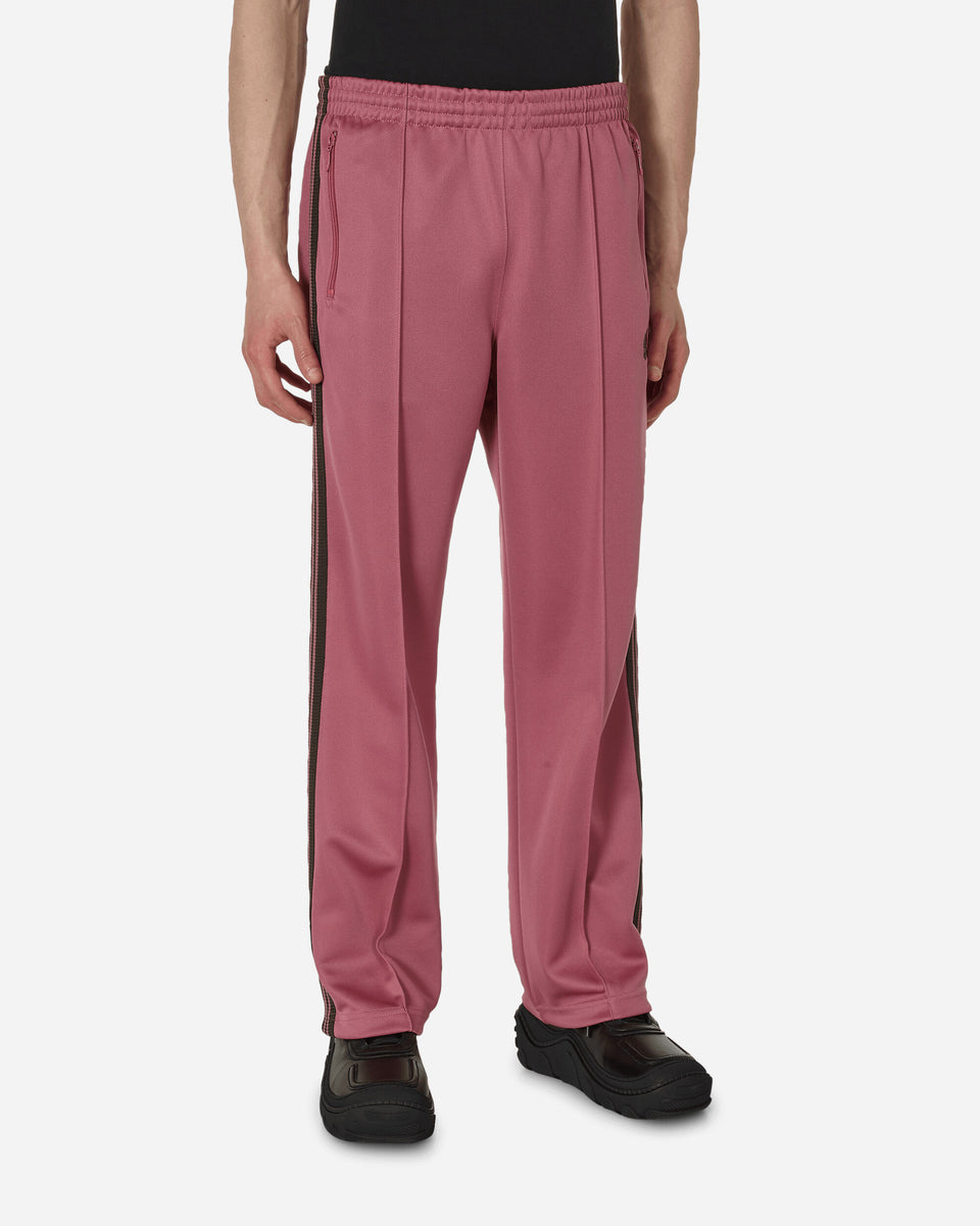 Needles Poly Smooth Track Pants Smoke Pink - Slam Jam Official