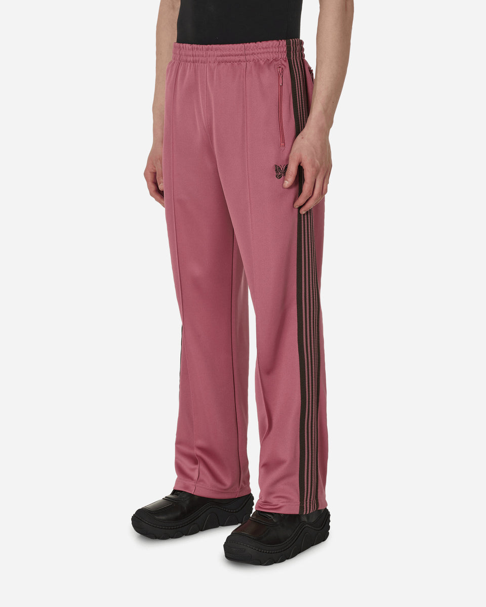 Poly Smooth Track Pants Smoke Pink