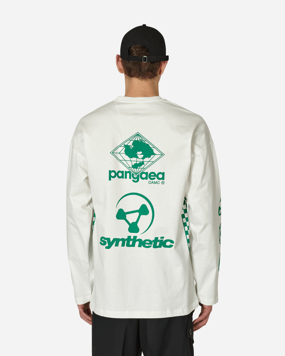 OAMC Pangea Longsleeve T-Shirt White - Slam Jam® Official Store