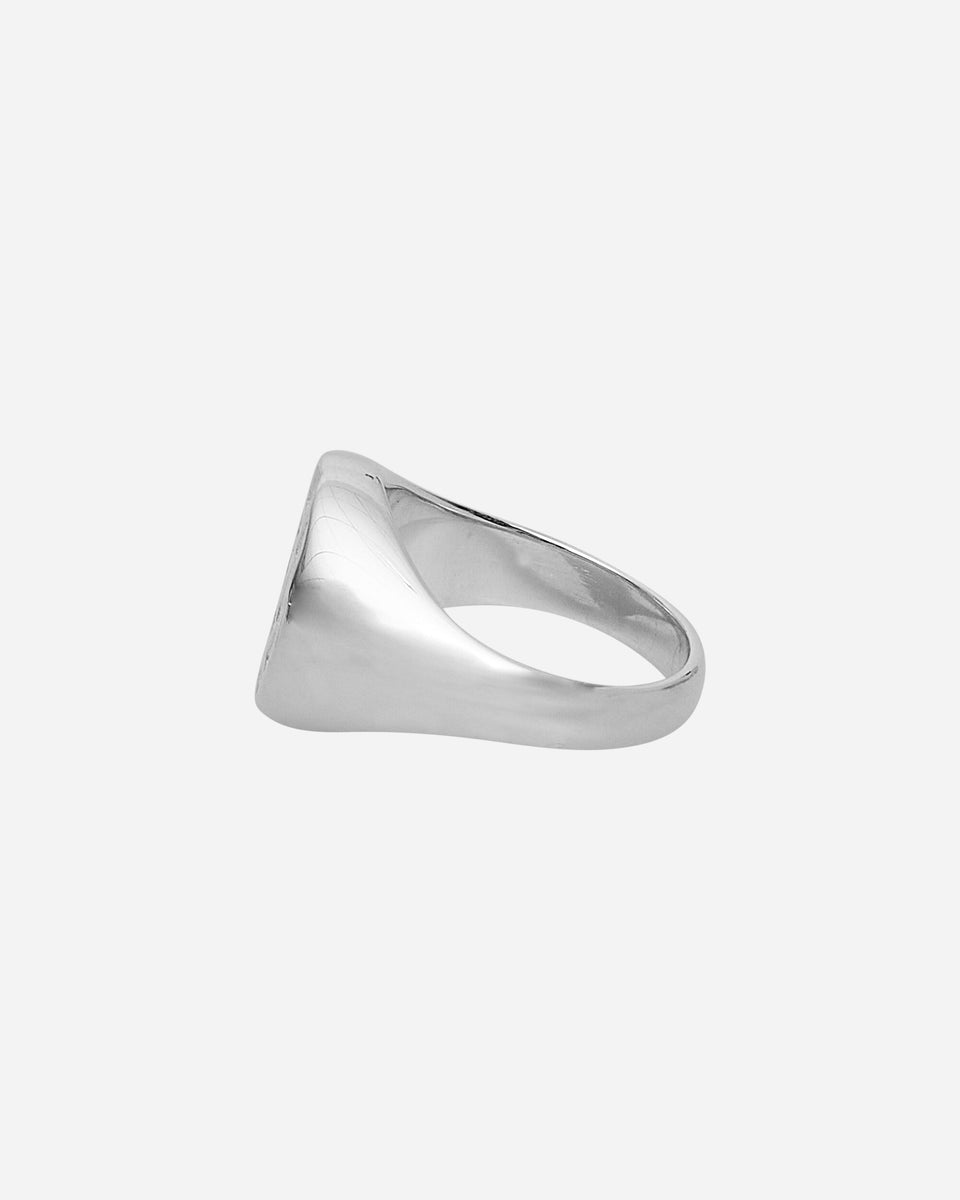 Octi Cracked Melon Signet Ring Silver - Slam Jam® Official Store