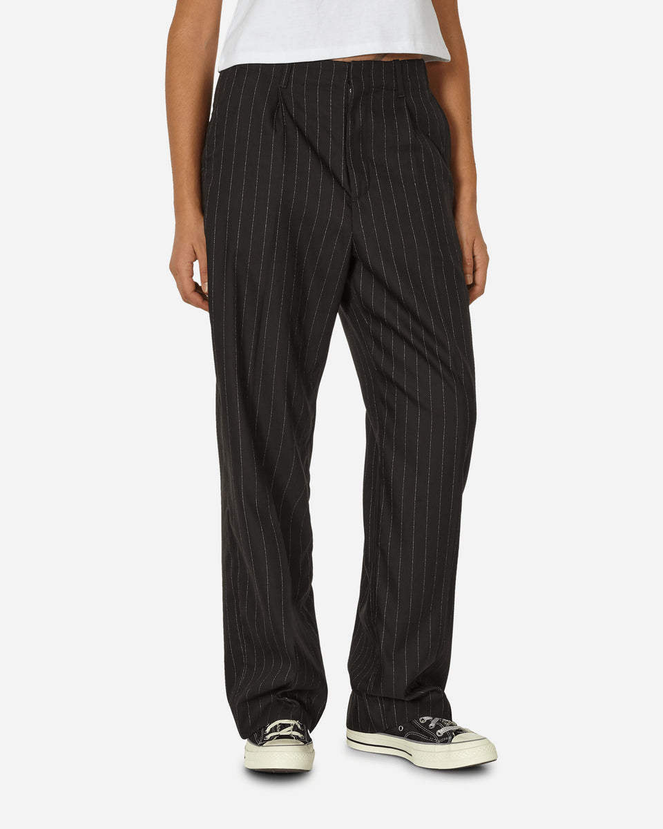 Our Legacy Chalk Stripe Borrowed Chino Pants Black - Slam Jam® Official  Store