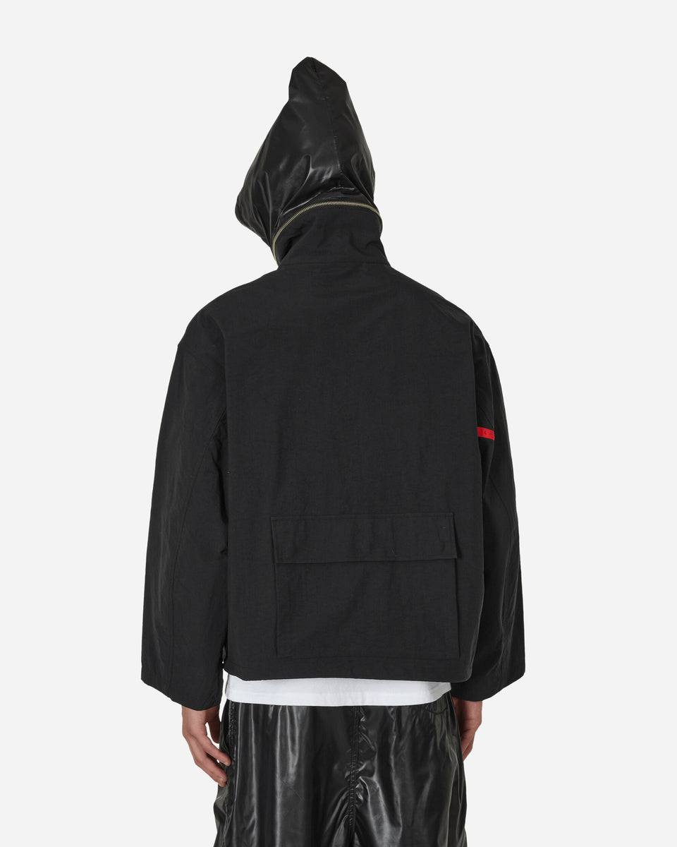 Hood Cut Moving Jacket Black