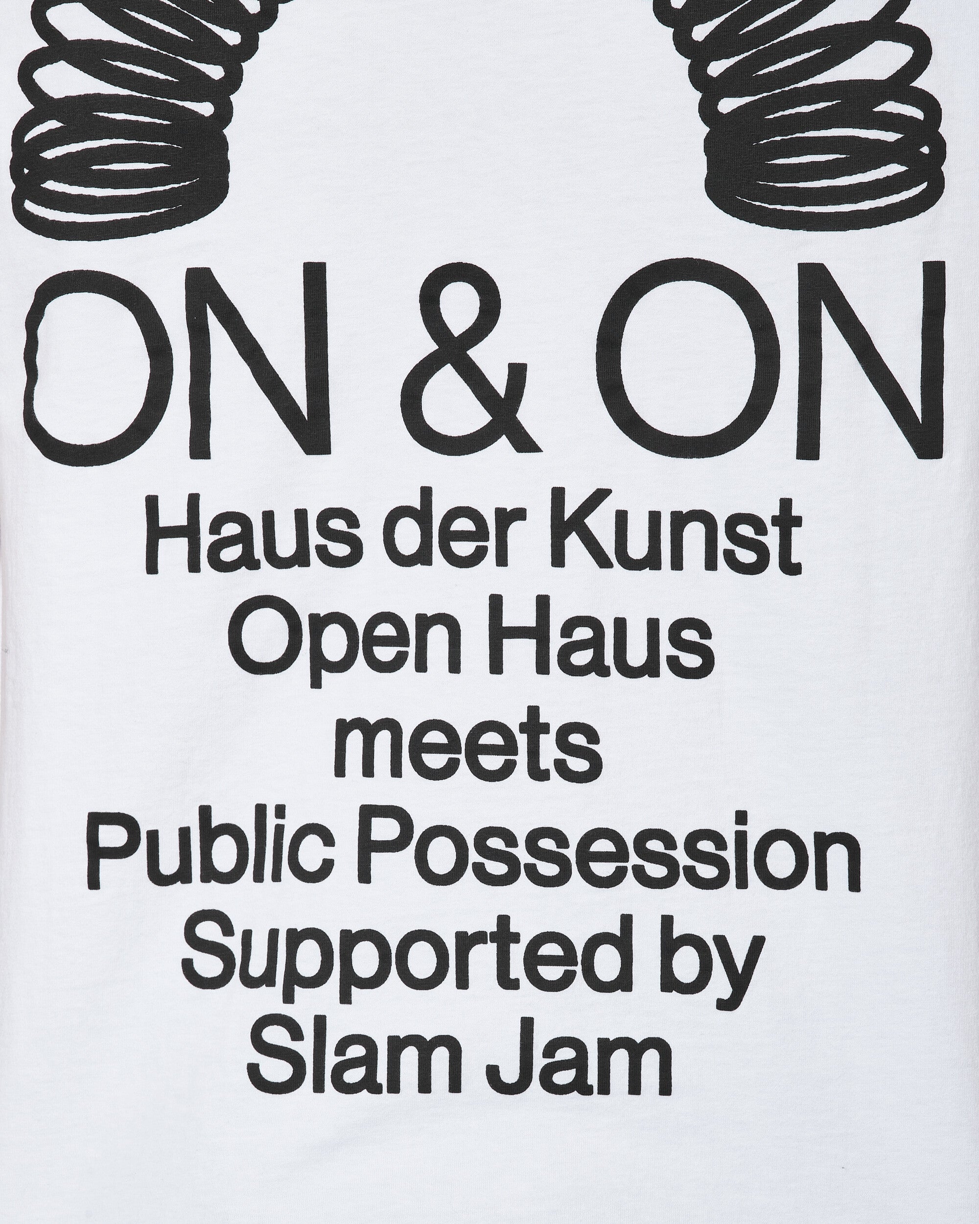 Public Possession Open Haus Tee White T-Shirts Shortsleeve PPOPENTEE 001